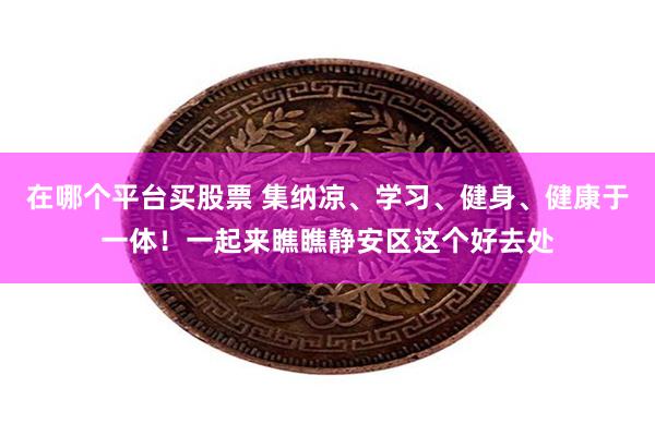 在哪个平台买股票 集纳凉、学习、健身、健康于一体！一起来瞧瞧静安区这个好去处