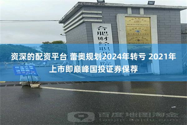 资深的配资平台 蕾奥规划2024年转亏 2021年上市即巅峰